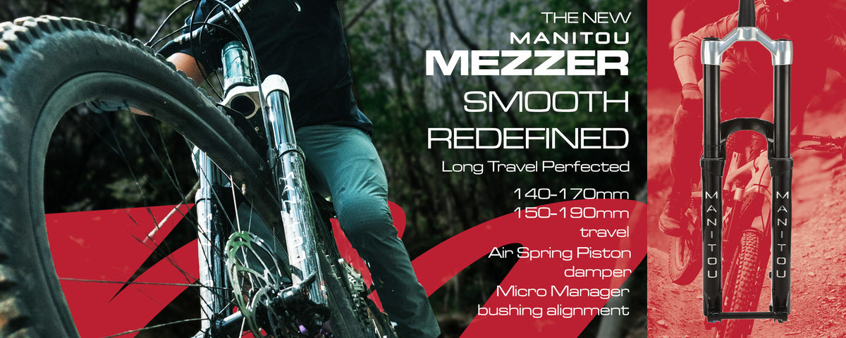 The all-new manitou mezzer long travel single crown enduro and bike park fork