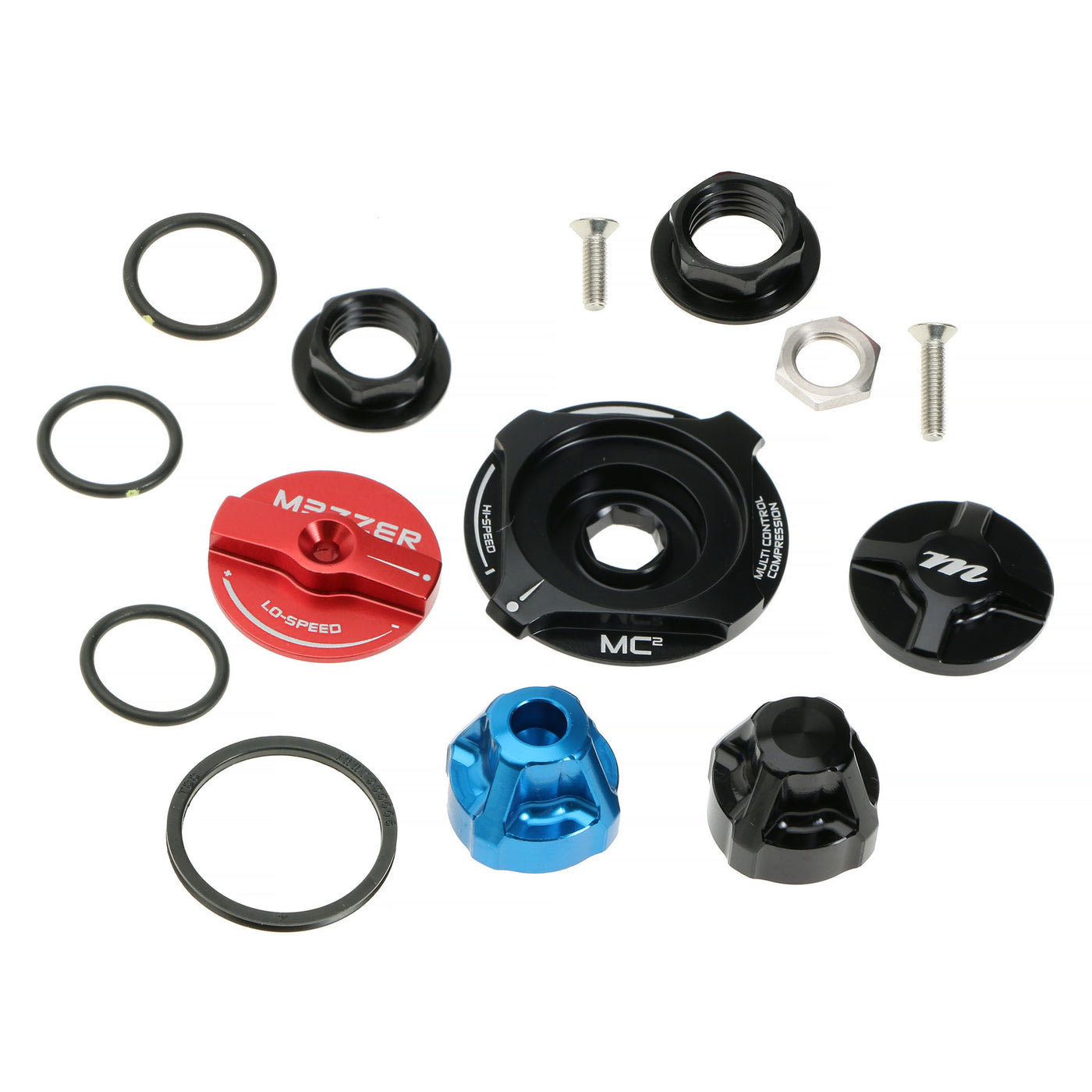 Manitou | Fork Knob Kit - Mezzer Pro Adjustment Knob / Air Cap Kit