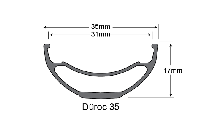 SUNringlé | Duroc 35 PRO 29" - Rear 148x12 Boost
